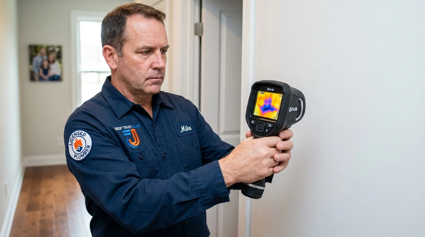 Thermal imaging leak detection by Johns Plumbing LLC in Salcha